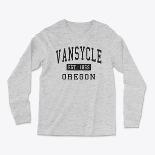 Vansycle Oregon Classic Established Light Soft Long Sleeve T-Shirt