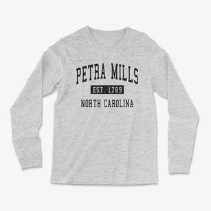 Petra Mills North Carolina Classic Established Light Soft Long Sleeve T-Shirt