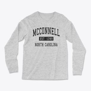 Mcconnell North Carolina Classic Established Light Soft Long Sleeve T-Shirt