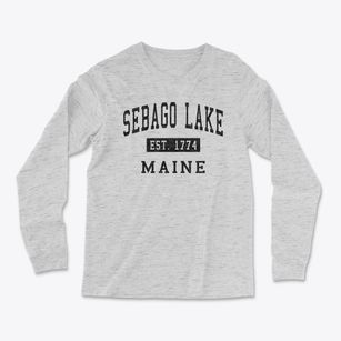 Sebago Lake Maine Classic Established Light Soft Long Sleeve T-Shirt