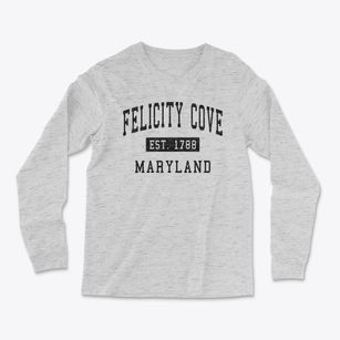Felicity Cove Maryland Classic Established Light Soft Long Sleeve T-Shirt