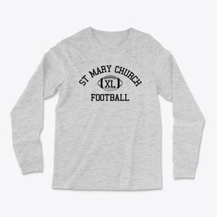 St Mary Church Classic Football Light Soft Long Sleeve T-Shirt