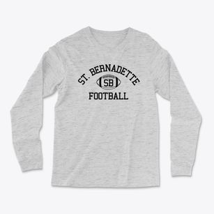 Saint Bernadette School Classic Football Light Soft Long Sleeve T-Shirt