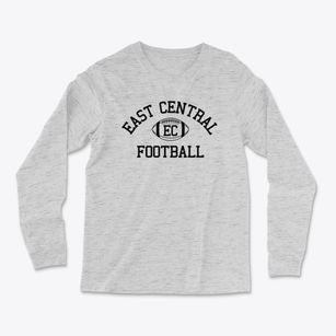 East Central Homeschool Classic Football Light Soft Long Sleeve T-Shirt
