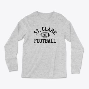 Saint Clare Of Assisi School Classic Football Light Soft Long Sleeve T-Shirt