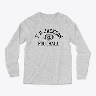 T R Jackson Pre K Center Classic Football Light Soft Long Sleeve T-Shirt