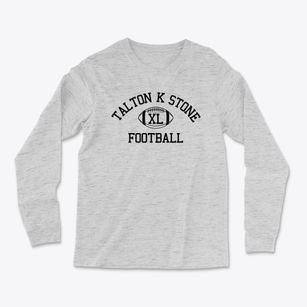 Talton K Stone Junior High School Classic Football Light Soft Long Sleeve T-Shirt