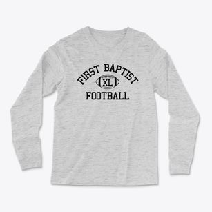 First Baptist Christian School Classic Football Light Soft Long Sleeve T-Shirt