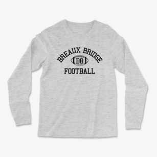 Breaux Bridge Junior High School Classic Football Light Soft Long Sleeve T-Shirt