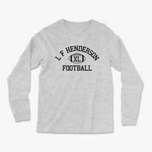 L F Henderson Intermediate School Classic Football Light Soft Long Sleeve T-Shirt