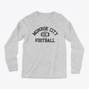 Monroe City R1 High School Classic Football Light Soft Long Sleeve T-Shirt