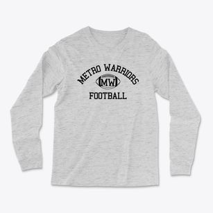 Metro Warriors Classic Football Light Soft Long Sleeve T-Shirt