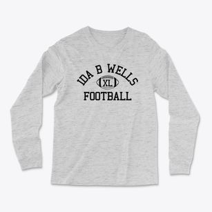Ida B Wells Girls School Classic Football Light Soft Long Sleeve T-Shirt
