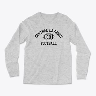 Central Davidson High School Classic Football Light Soft Long Sleeve T-Shirt