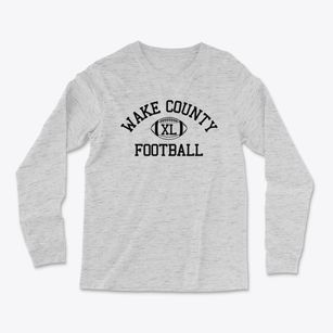 Wake County Academy Homeschool Classic Football Light Soft Long Sleeve T-Shirt