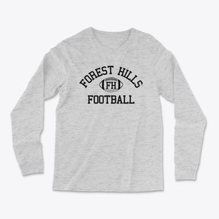 Forest Hills High School Classic Football Light Soft Long Sleeve T-Shirt