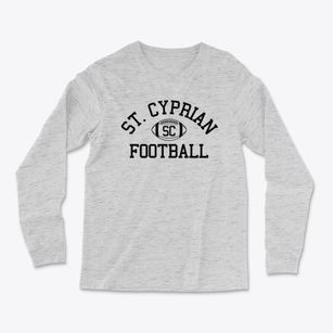 Saint Cyprian School Classic Football Light Soft Long Sleeve T-Shirt