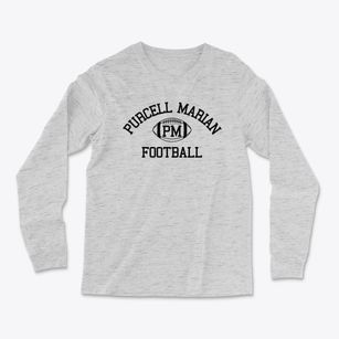 Purcell Marian High School Classic Football Light Soft Long Sleeve T-Shirt