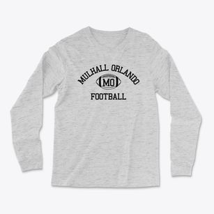 Mulhall Orlando High School Classic Football Light Soft Long Sleeve T-Shirt
