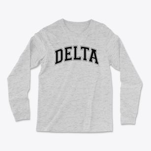 Delta Middle School Varsity Arch Light Soft Long Sleeve T-Shirt