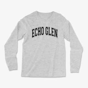 Echo Glen School Varsity Arch Light Soft Long Sleeve T-Shirt