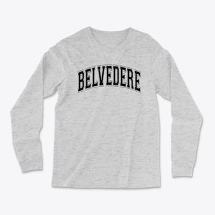 Belvedere Middle School Varsity Arch Light Soft Long Sleeve T-Shirt