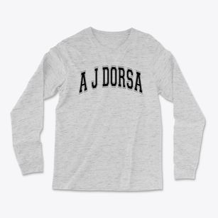 A J Dorsa Elementary School Varsity Arch Light Soft Long Sleeve T-Shirt