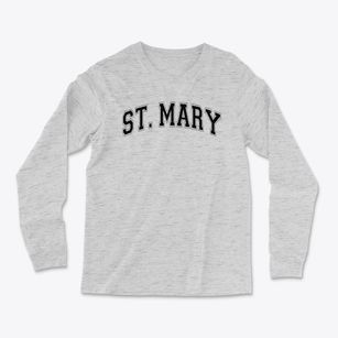 Saint Mary On The Hill School Varsity Arch Light Soft Long Sleeve T-Shirt