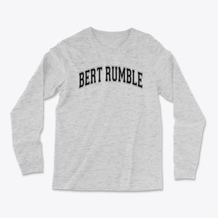 Bert Rumble Middle School Varsity Arch Light Soft Long Sleeve T-Shirt