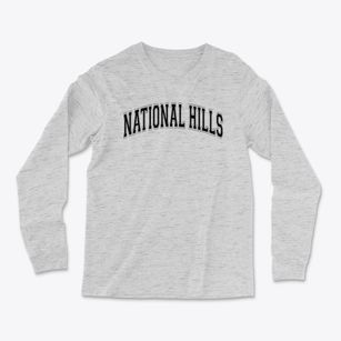 National Hills Elementary School Varsity Arch Light Soft Long Sleeve T-Shirt