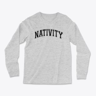 Nativity Of Our Lord Jesus School Varsity Arch Light Soft Long Sleeve T-Shirt