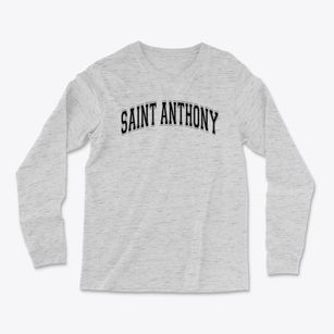 Saint Anthony Mission - Pineville Varsity Arch Light Soft Long Sleeve T-Shirt