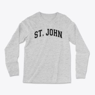 Saint John Elementary School Varsity Arch Light Soft Long Sleeve T-Shirt