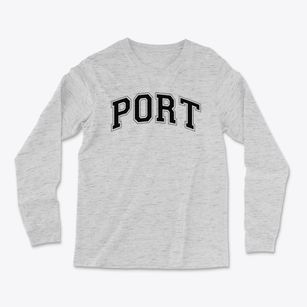 Port Huron South School Varsity Arch Light Soft Long Sleeve T-Shirt