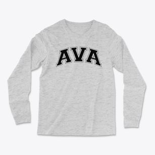 Ava Elementary School Varsity Arch Light Soft Long Sleeve T-Shirt