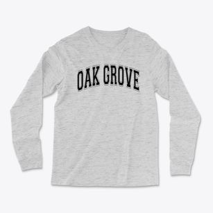 Oak Grove Primary School Varsity Arch Light Soft Long Sleeve T-Shirt