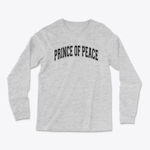 Prince Of Peace Parish Varsity Arch Light Soft Long Sleeve T-Shirt