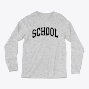 School 25 Varsity Arch Light Soft Long Sleeve T-Shirt