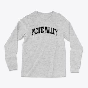 Pacific Valley School Varsity Arch Light Soft Long Sleeve T-Shirt