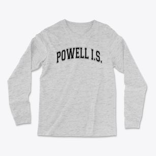 Powell I.s. For Law & Social Justice Varsity Arch Light Soft Long Sleeve T-Shirt