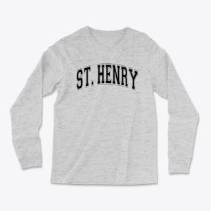 St Henry Parish Varsity Arch Light Soft Long Sleeve T-Shirt