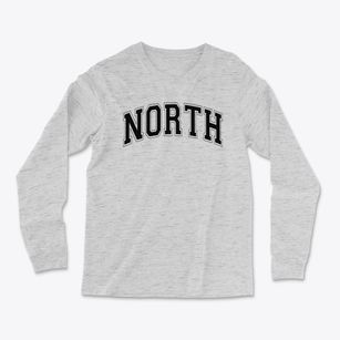 North Elementary School Varsity Arch Light Soft Long Sleeve T-Shirt