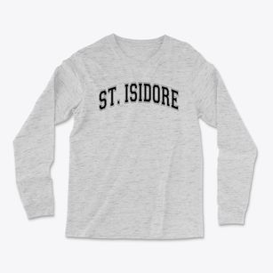 Saint Isidore School Varsity Arch Light Soft Long Sleeve T-Shirt