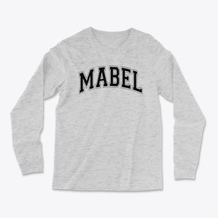 Mabel Elementary School Varsity Arch Light Soft Long Sleeve T-Shirt