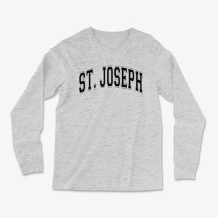 Ola/saint Joseph Center Varsity Arch Light Soft Long Sleeve T-Shirt