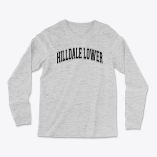 Hilldale Lower Elementary School Varsity Arch Light Soft Long Sleeve T-Shirt