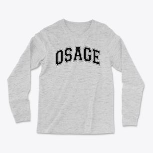 Osage School Varsity Arch Light Soft Long Sleeve T-Shirt