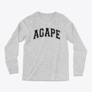 Agape Christian School Varsity Arch Light Soft Long Sleeve T-Shirt