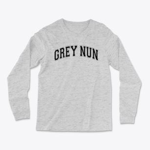 Grey Nun Academy Varsity Arch Light Soft Long Sleeve T-Shirt
