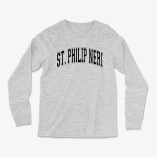 Saint Philip Neri School Varsity Arch Light Soft Long Sleeve T-Shirt